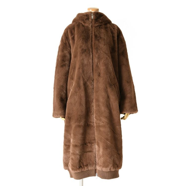 フェイクファー ロングコート Koko Oversized Faux Fur Coat 1117512