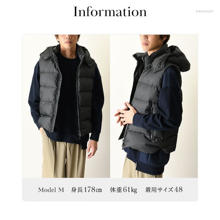 ムーレー ダウンベスト メンズ moorer FIRE-WK フェイヤーの通販