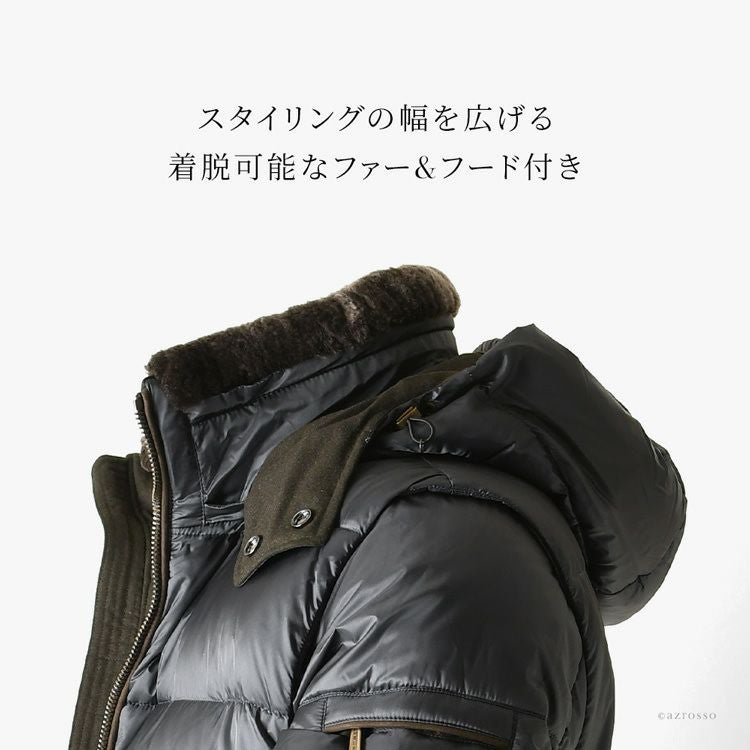 ムーレー ダウンジャケット メンズ moorer CASCIANO-FUR-SH 2wayRの