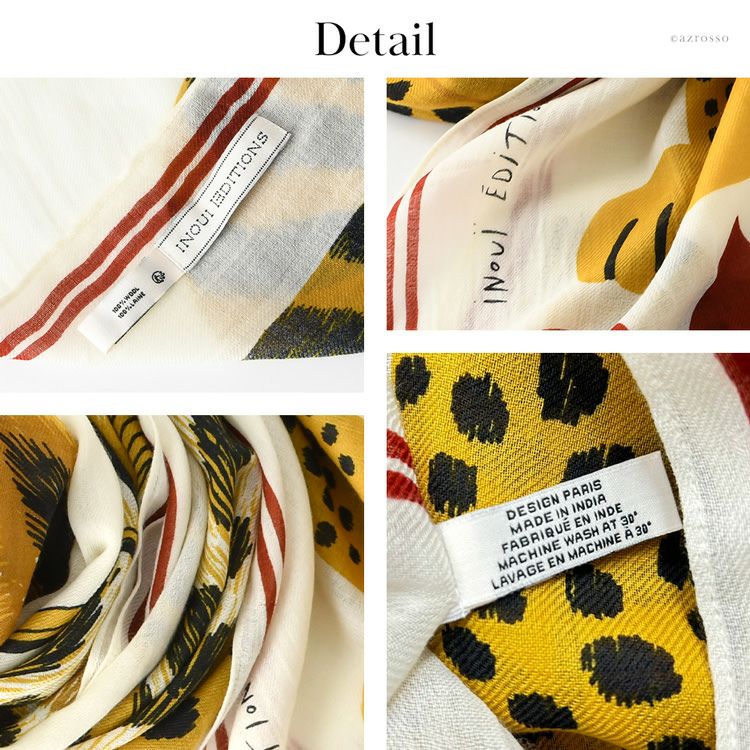 Emi   【INOUI EDITIONS】トラ柄車のストール Emi様専用 【INOUI EDITIONS】トラ柄車のストールの通販 by oioi shop