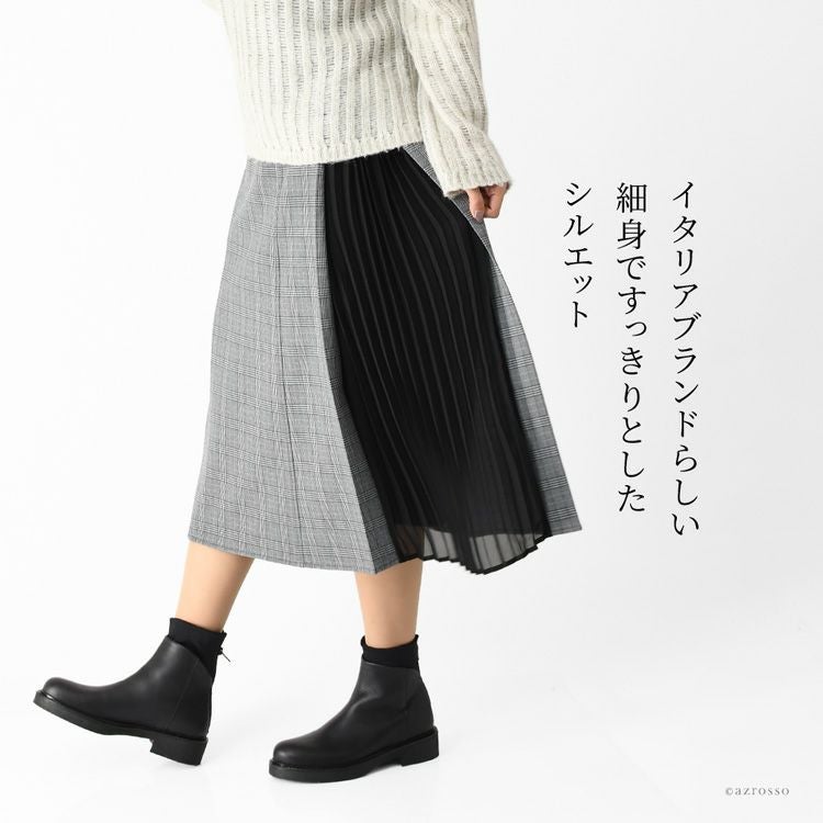 ショートブーツ 本革 軽い 厚底 ソックスブーツ ローヒール 歩きやすい