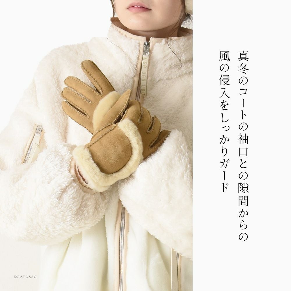 手袋 Sheepskin Exposed Seam Glove 20027 正規品 アグ UGGの通販
