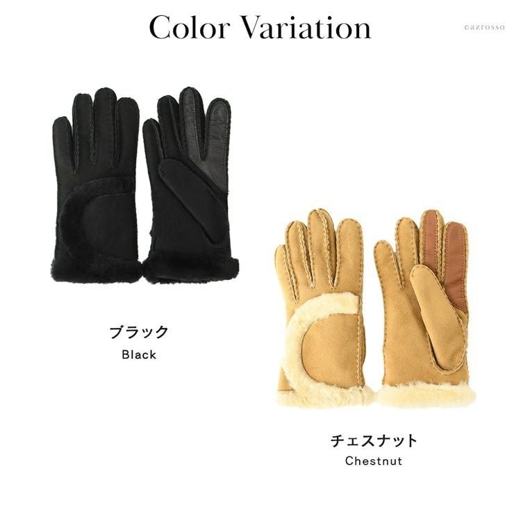 手袋 Sheepskin Exposed Seam Glove 20027 正規品 アグ UGGの通販