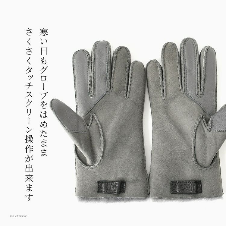 手袋 Contrast Sheepskin Tech Glove 18712 正規品 アグ UGGの通販