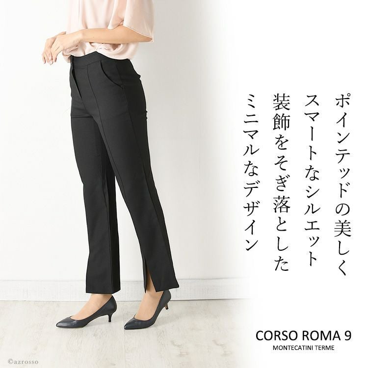 イタリア製 フォーマル パンプス コルソローマ ラウンドトゥ