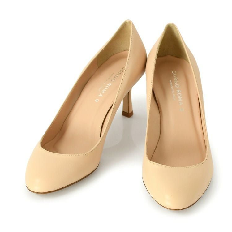 イタリア製 ラウンドトゥパンプス フォーマル 本革 CORSO ROMA9