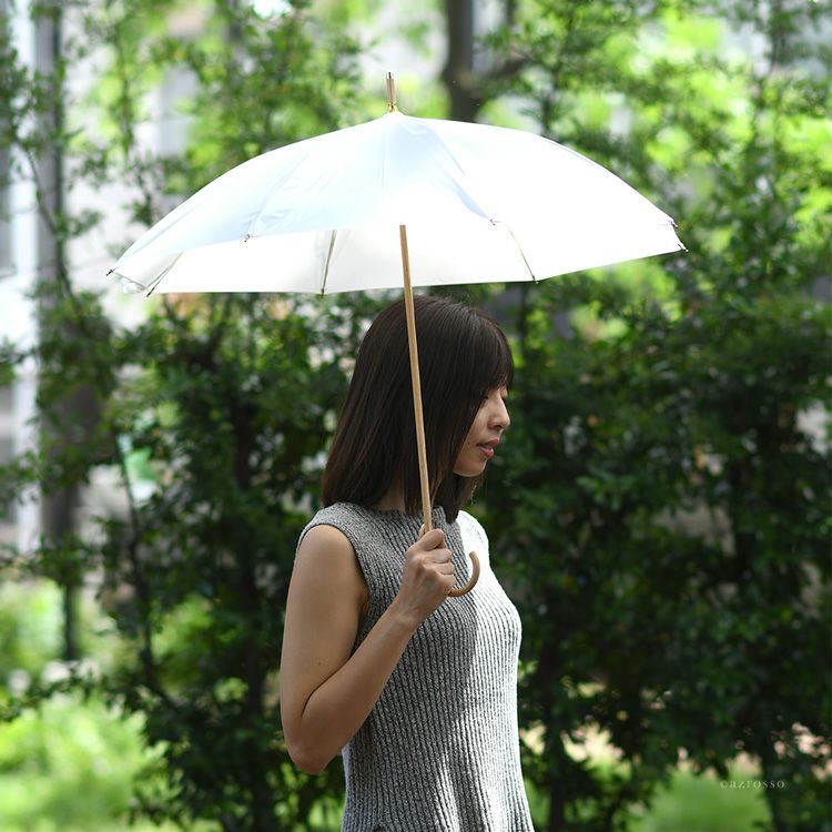 白い日傘 ひんやり傘 美白 ユビオン プレミアムホワイトの通販