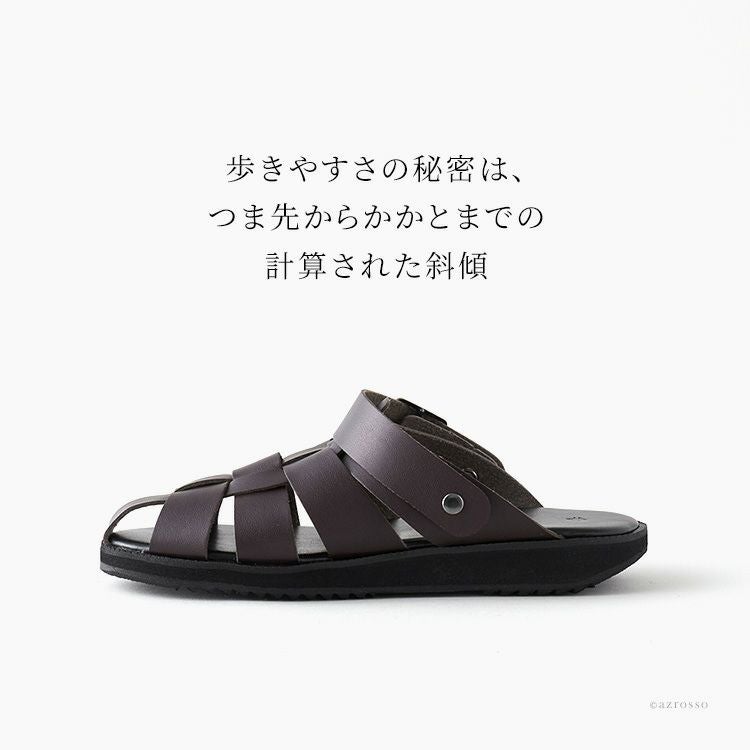 ヘップサンダル おしゃれ 日本製グルカサンダル 歩きやすい ブランド