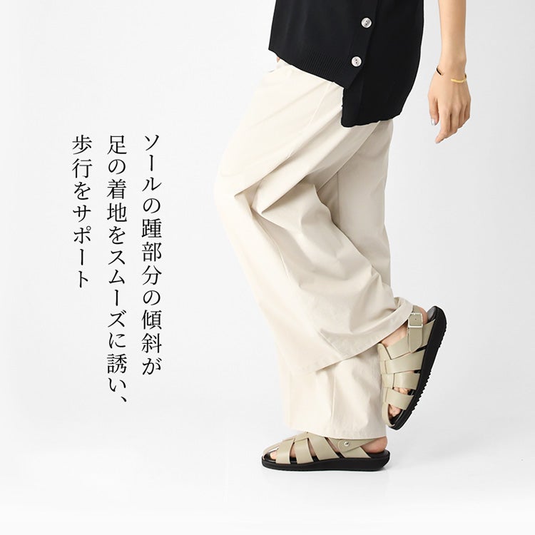 ヘップサンダル おしゃれ 日本製グルカサンダル 歩きやすい ブランド