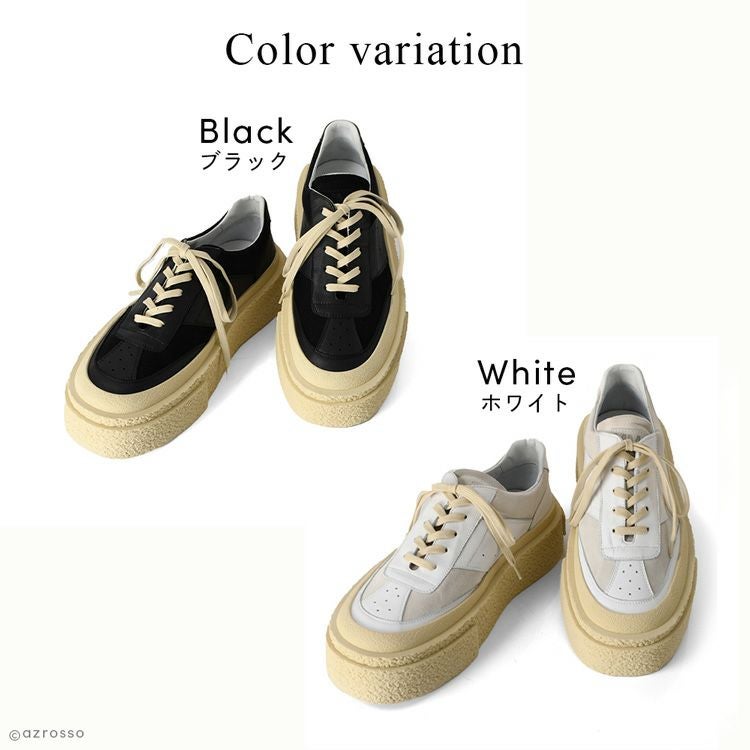 mm6 maisonmargiela スニーカー　厚底　37 スニーカー 厚底 本革 メンズ イタリア製 ブランド mm6 Maison