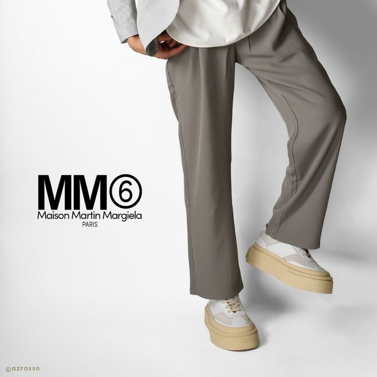 スニーカー 厚底 本革 メンズ イタリア製 ブランド mm6 Maison