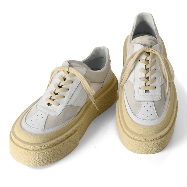 スニーカー 厚底 本革 メンズ イタリア製 ブランド mm6 Maison