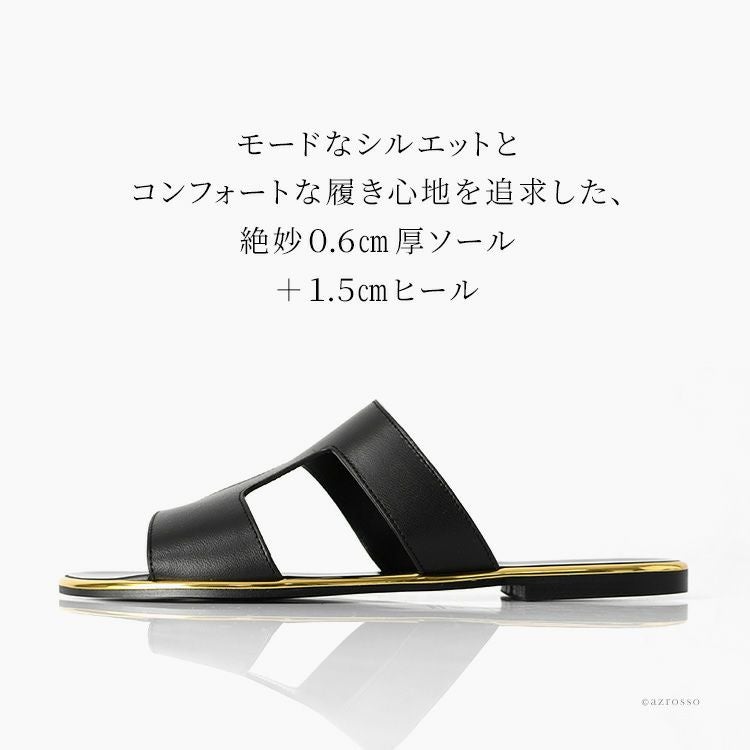 ラオコンテ サンダル トングサンダル ブランド laocoonte 本革