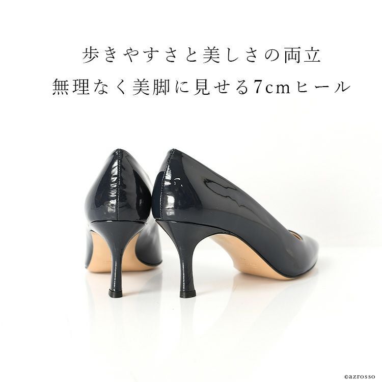 イタリア製 エナメルパンプス ポインテッドトゥ corso roma 9
