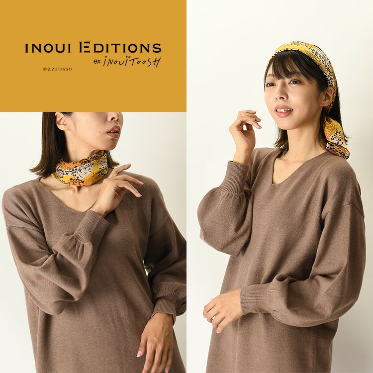 INOUI EDITIONS イヌイエディションズ スカーフ 美品 INOUI TOOSH（イヌイトゥーシュ） イヌイエディションズ inoui