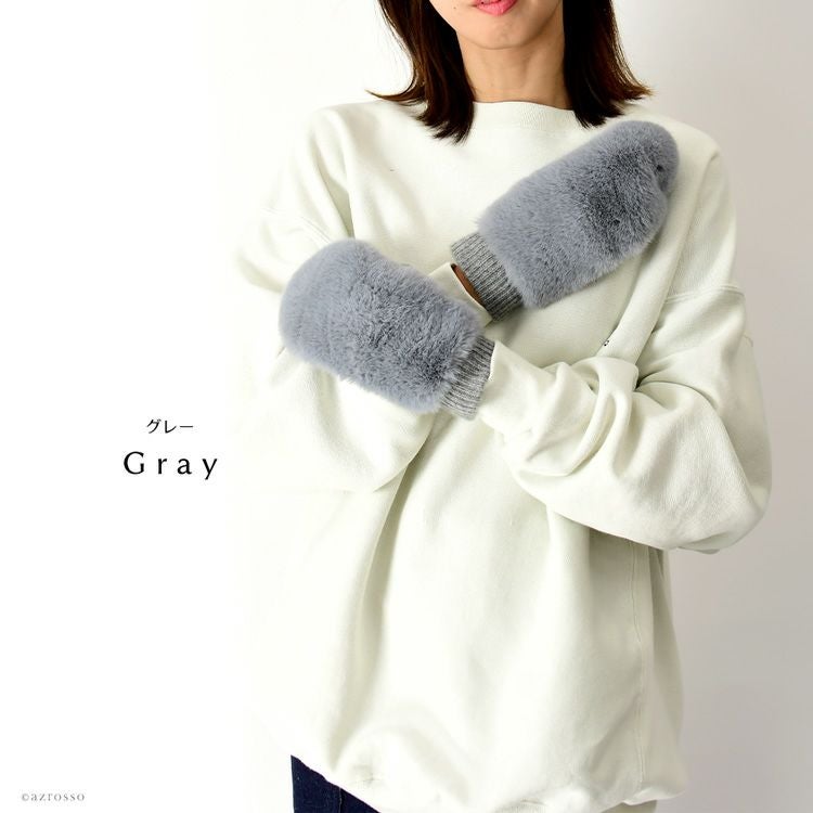 miu miu ファー ムートン ホワイト ウール カシミア 手袋 ミトンタイプ ミトン 手袋 ファー カシミヤ ニット レディース 暖かい 指なし 2way