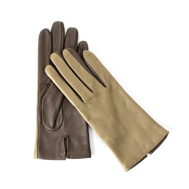 本革 スマホ 手袋 レディース 小さめ 革手袋 おしゃれ カシミヤ 薄手