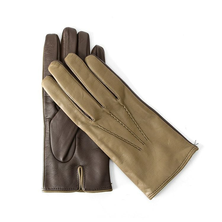 本革 スマホ 手袋 メンズ 革手袋 おしゃれ カシミヤ 薄手 レザー