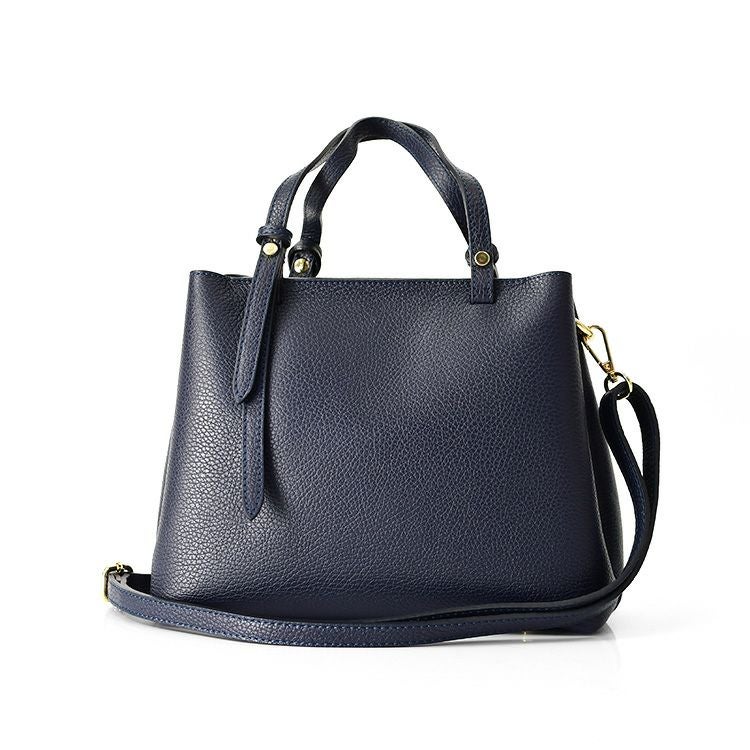 BEVINI　イタリア製　ネイビー　ショルダーバッグ ハンドバッグ ショルダーバッグ レディース 2way イタリア製 通勤