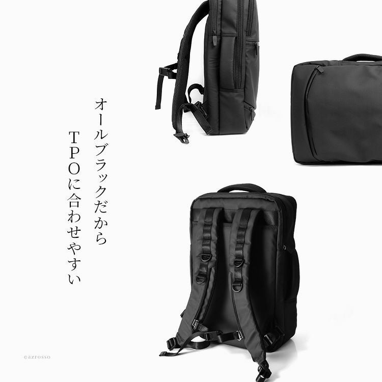2way PC リュック ビジネス バッグ 大容量 ブラック ポケット SML