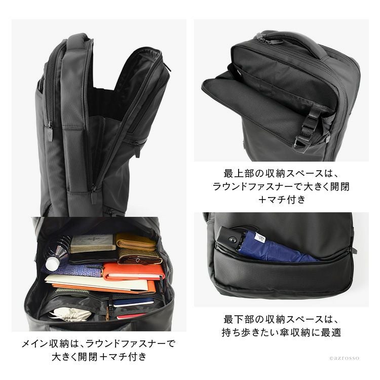 2way PC リュック ビジネス バッグ 大容量 ブラック ポケット SML