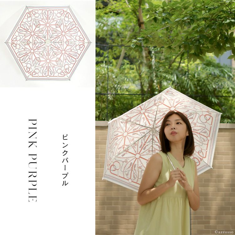 白 日傘 折りたたみ ブランド 軽量 50cm 丈夫 晴雨兼用 uvカット99% 遮