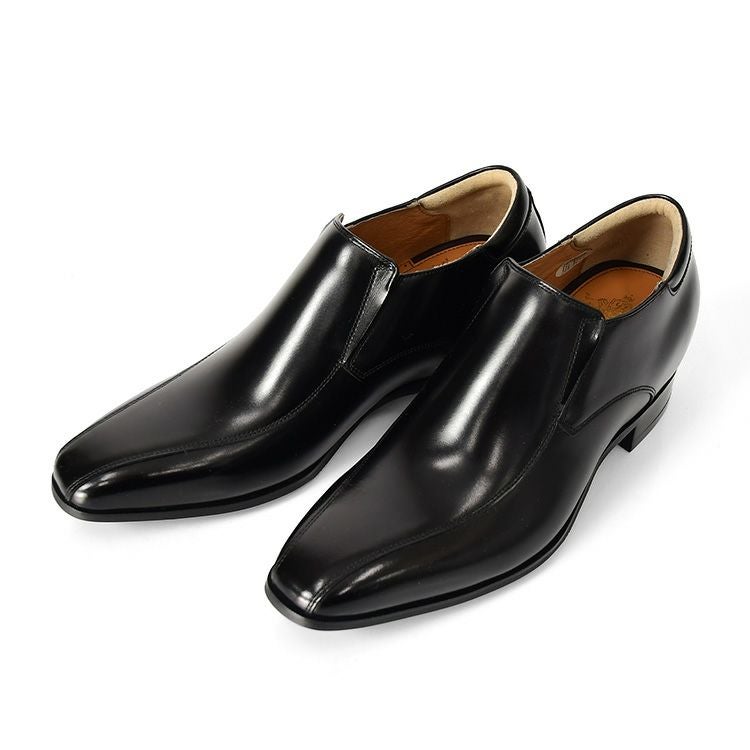 本革 ビジネスシューズ シークレット 身長 7cm アップ メンズ 3E 革靴