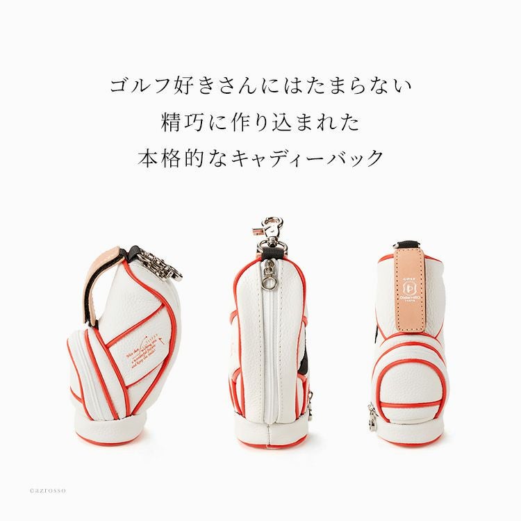 ゴルフボール ケース レディース キャディーバッグ 3個 小物入れ