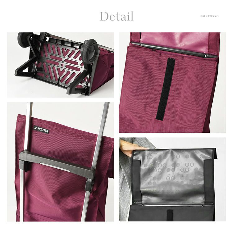 ROLSER ロルサー 折りたたみキャリーカート パープル ROLSER ロルサー ベビー ジョイ BABY JOY COLOR ショッピングカート 2