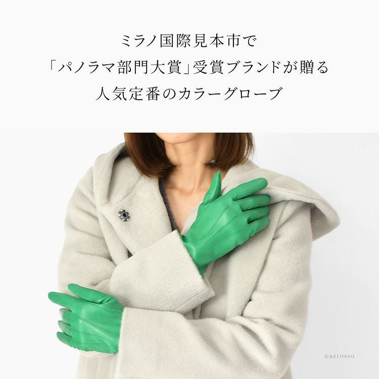日本製 手袋 本革 ラムレザー レディース レザーグローブ 羊革
