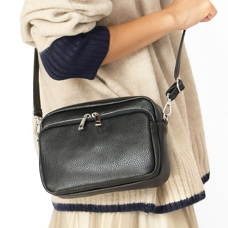 イタリア製 ミニショルダーバッグ スクエア 本革 ミニバッグ ブランド