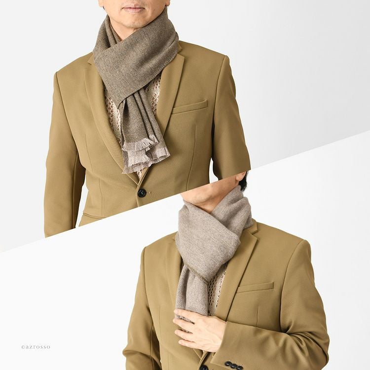 MARCEL LASSANCE 100%カシミヤマフラー MARCEL LASSANCE 100%カシミヤ