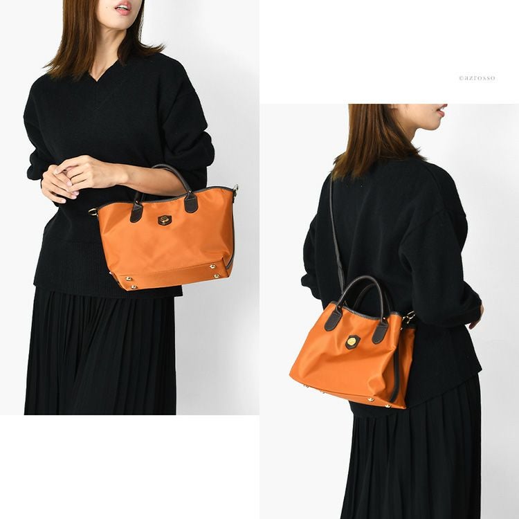 イタリア製 2way ミニトートバッグ レディース リモンタナイロン