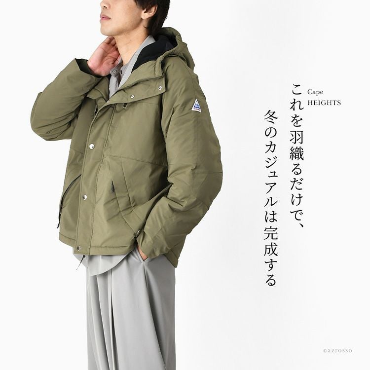 パフジャケット メンズ Cape HEIGHTS ケープハイツ ブランド フード付