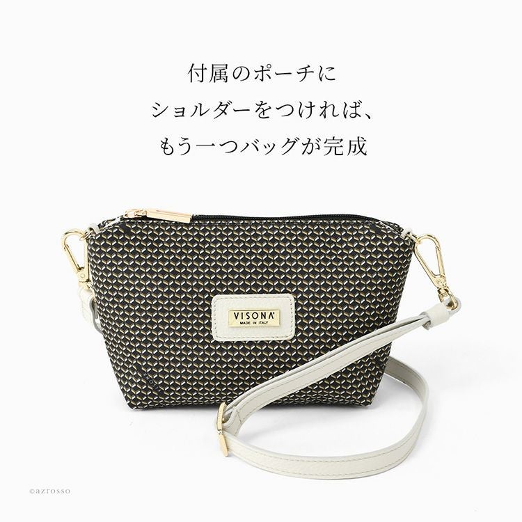 イタリア製 ミニトートバッグ 2way ブランド レディース マチ広め 500g