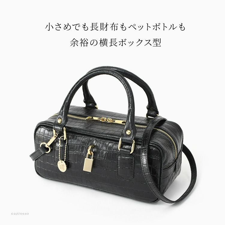 Fermodaクロコダイル2wayバッグ【made in italy】 クロコダイル メンズ 2WAY ハンドバッグ 日本製 2WAY 4FA