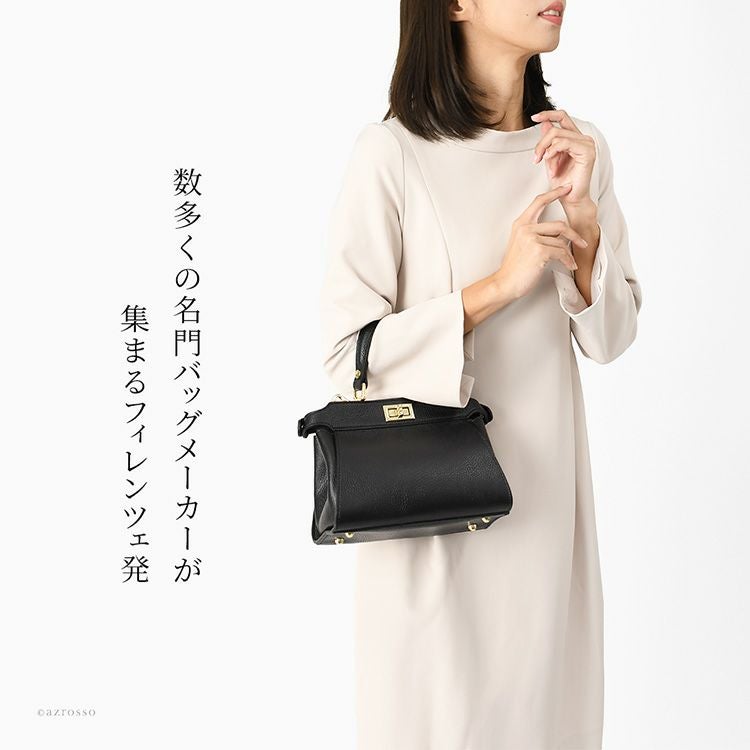 イタリア製 バッグ ミニ 2way ハンドバッグ ブランド 本革 軽い