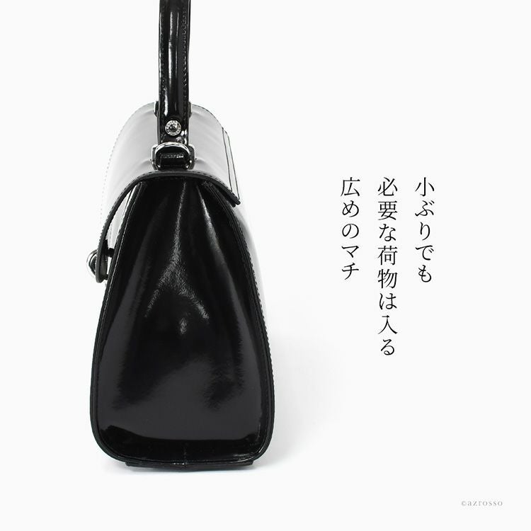 イタリア製 レザー ショルダー ハンドバッグ 本革 フォーマルバッグ