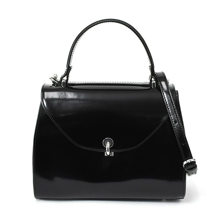 イタリア製 レザー ショルダー ハンドバッグ 本革 フォーマルバッグ