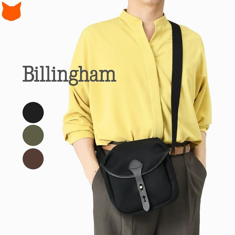 イギリス製ブランドのメンズキャンバスバッグ。上質コットンと撥水帆布素材。軽量・小さめサイズが使いやすい斜めがけショルダーバッグ