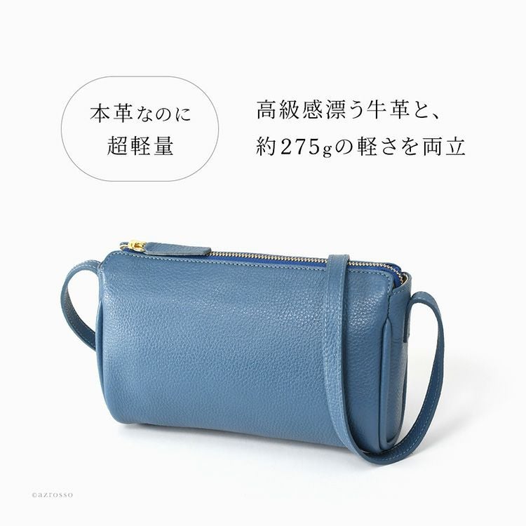 日本製 ミニ ショルダーバッグ レディース 斜めがけ 小さめ 軽量 本革