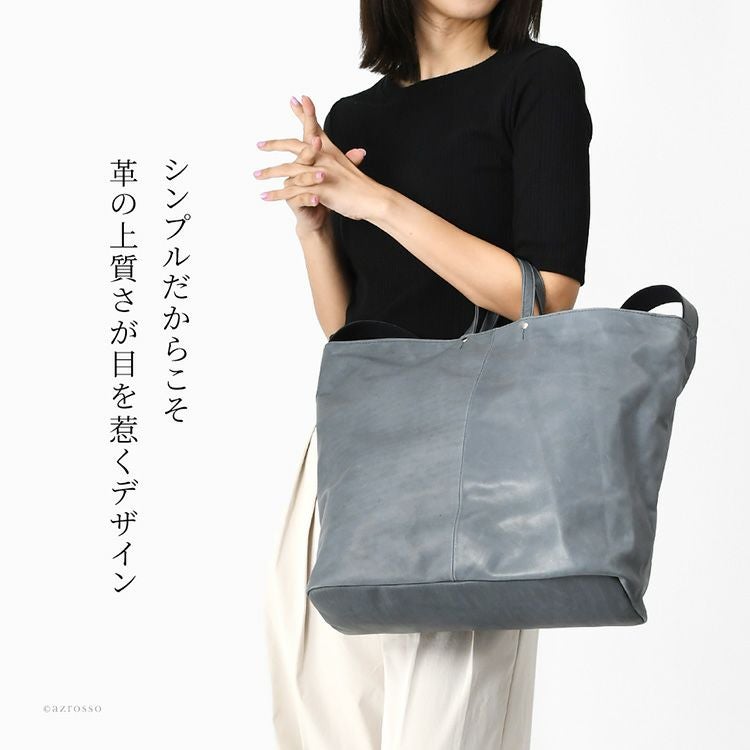 日本製 2way レザーショルダーバッグ レディース 大容量 トートバッグ