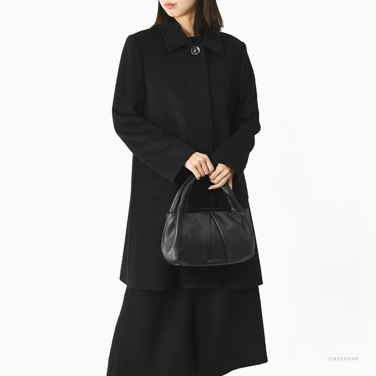 24年♡極美品✨スピックアンドスパン 撥水パディングコート ブラック 38 U by SPICK&SPAN（ユーバイスピックアンドスパン）の「ステンカラー