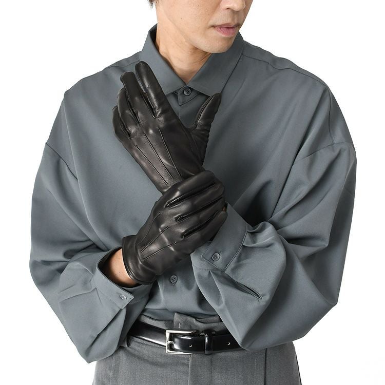 新品未使用　THE CRIMIE ブラックラムレザー手袋　 定価23,100円 楽天市場】本革 手袋 ラムレザー グローブ レディース 本革 羊革