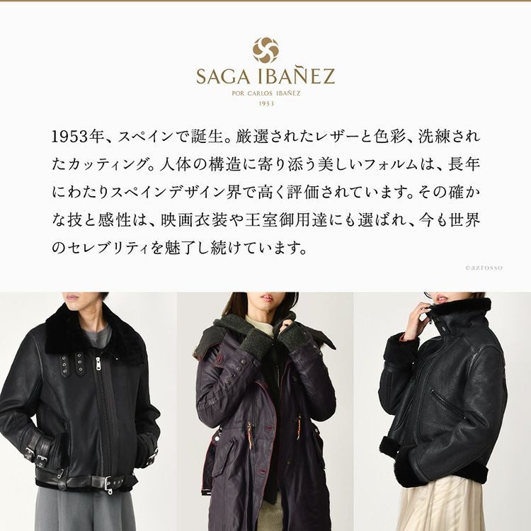 スペイン製 ムートン ジャケット コート レディース 軽い 暖かい