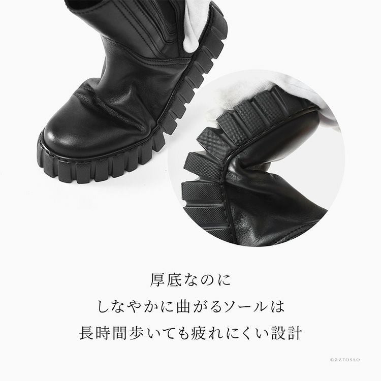 ガボール Gabor サイドゴアブーツ レディース 厚底 3E 幅広 外反母趾