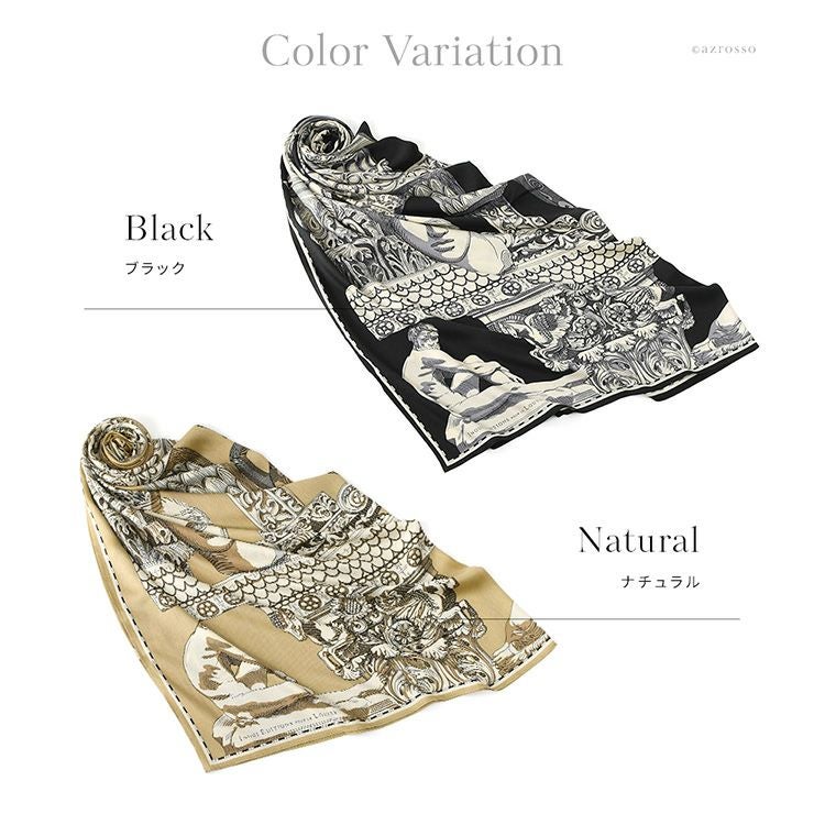 ocailleオカイユストール巻物ハンドメイド DRESSTERIOR - ocailleオカイユストール巻物ハンドメイドの通販 by