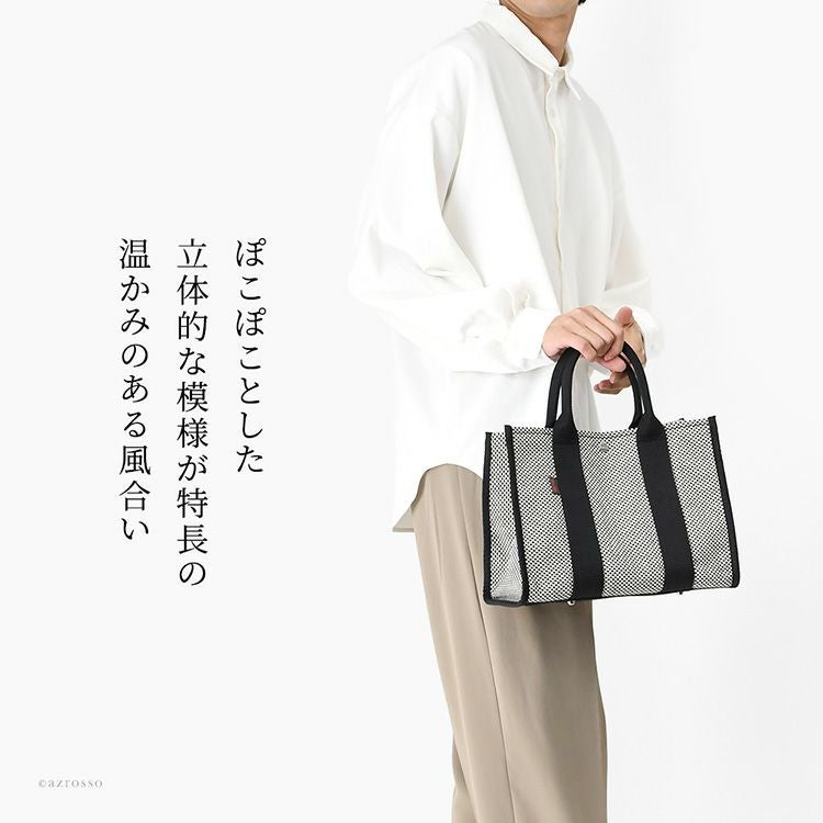 日本製 sasicco 刺し子 トートバッグ コットン 小さめ メンズ 通勤