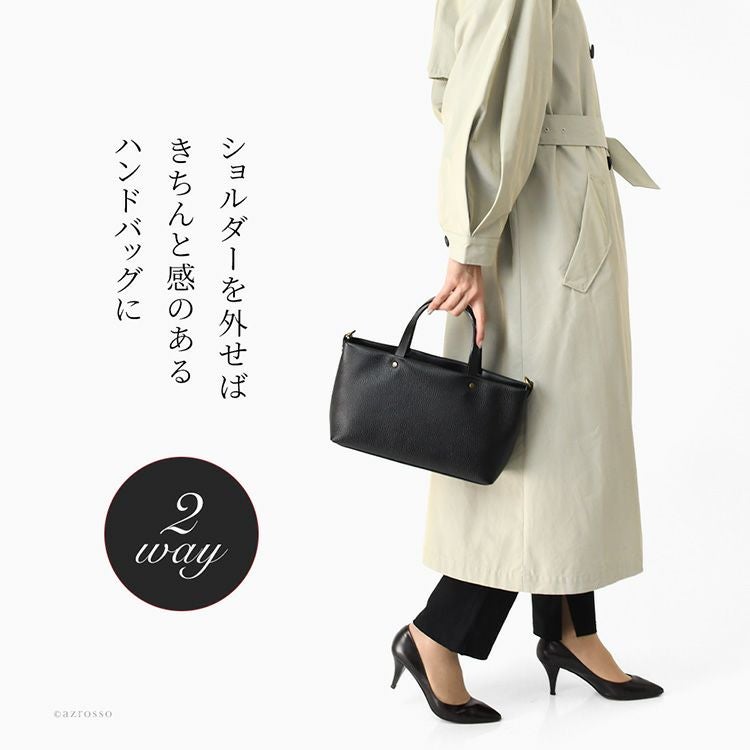 日本製 ミニ ショルダーバッグ レディース 斜めがけ 軽量 本革 2way