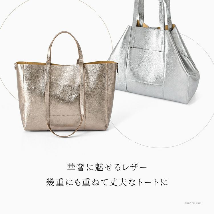レザー トートバッグ レディース ダブルハンドル 軽量 a4 大きい